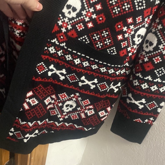 ☠️Sweater Cardigan XL+Halloween Tee L+ Mega stretch leggings - Picture 13 of 17